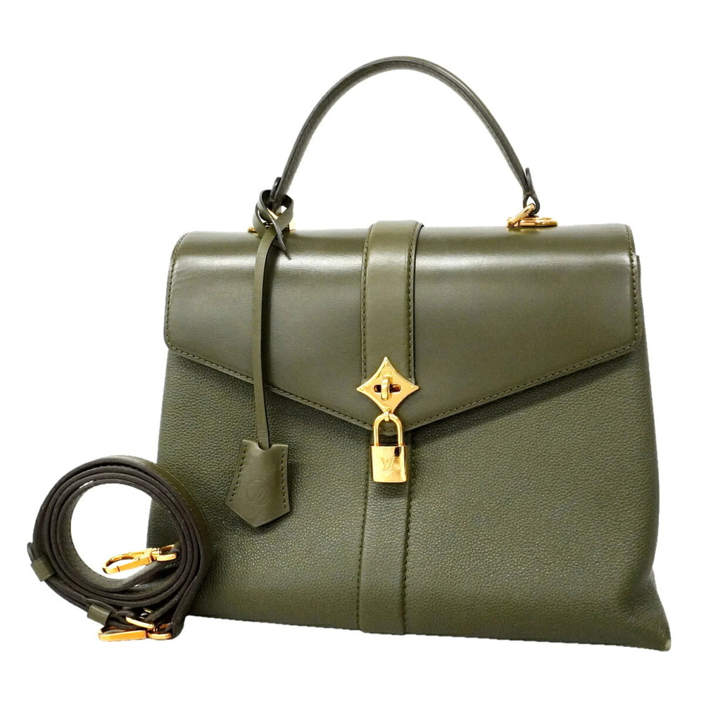 Louis Vuitton Rose des Vents MM handbag, M53819, khaki, 2-way bag for women.